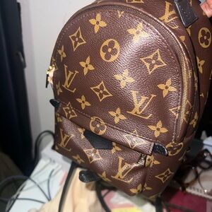 ((SOLD)) Louis Vuitton Brown Monogram palm spring mini